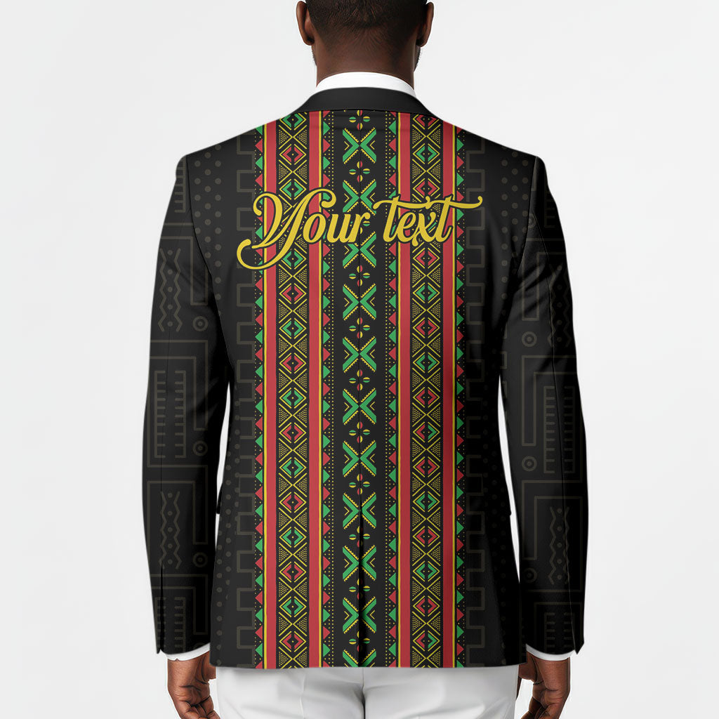 Personalized Mali Bogolanfini African Pattern Blazer