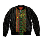 Personalized Mali Bogolanfini African Pattern Bomber Jacket
