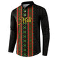 Personalized Mali Bogolanfini African Pattern Button Sweatshirt