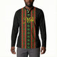 Personalized Mali Bogolanfini African Pattern Button Sweatshirt