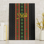Mali Bogolanfini African Pattern Canvas Wall Art