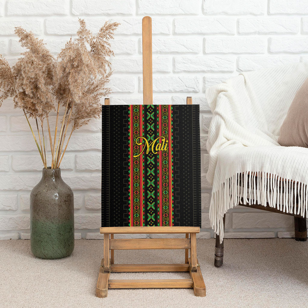 Mali Bogolanfini African Pattern Canvas Wall Art