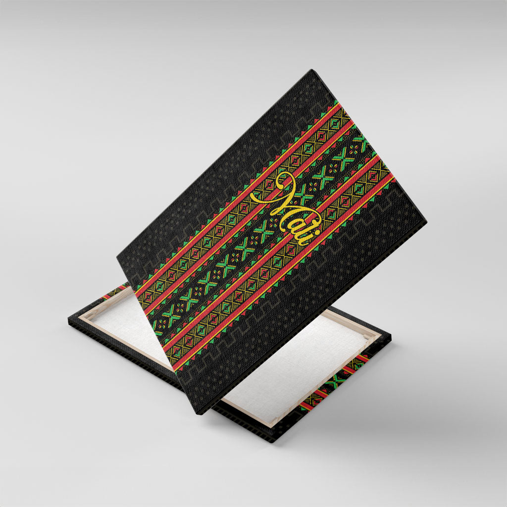 Mali Bogolanfini African Pattern Canvas Wall Art