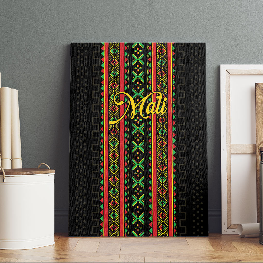 Mali Bogolanfini African Pattern Canvas Wall Art