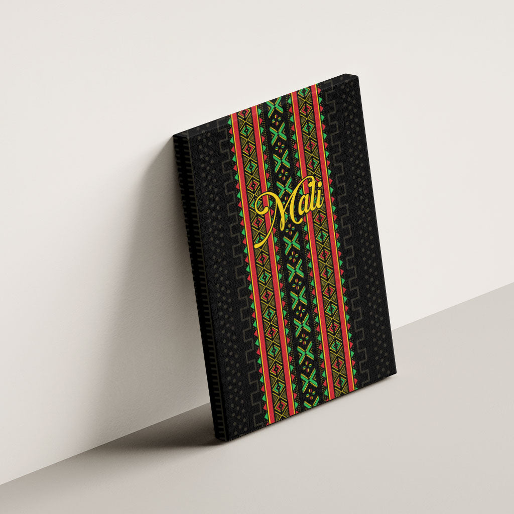Mali Bogolanfini African Pattern Canvas Wall Art
