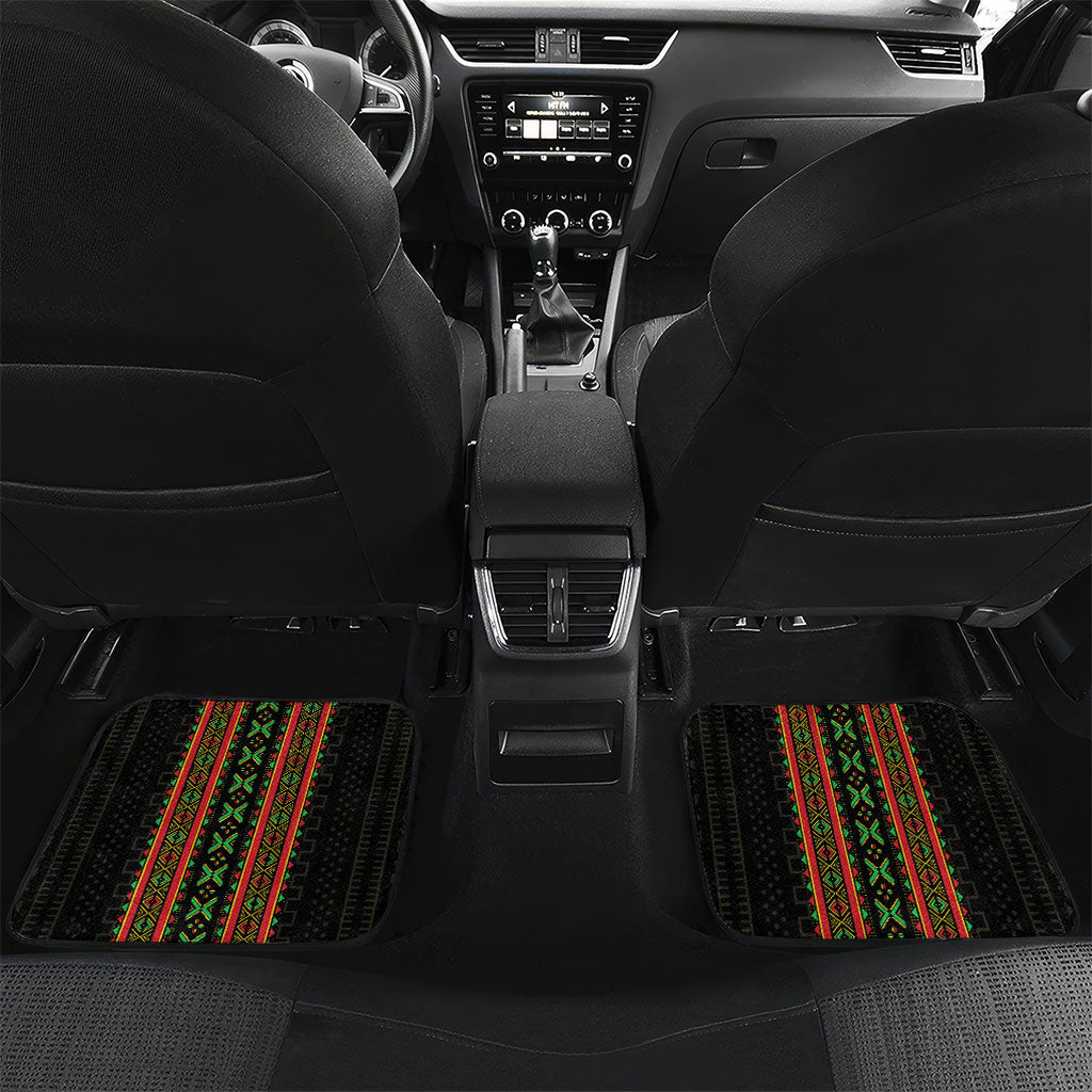 Personalized Mali Bogolanfini African Pattern Car Mats