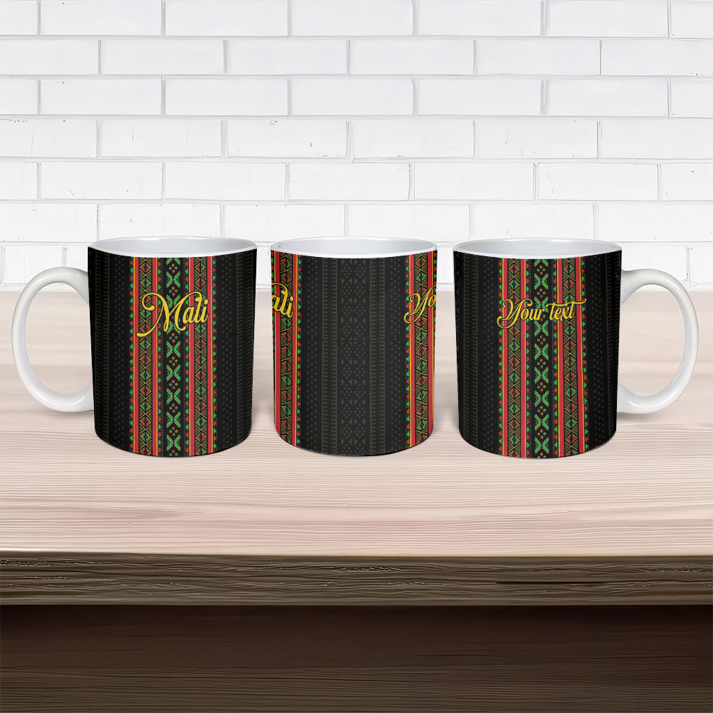 Personalized Mali Bogolanfini African Pattern Ceramic Mug