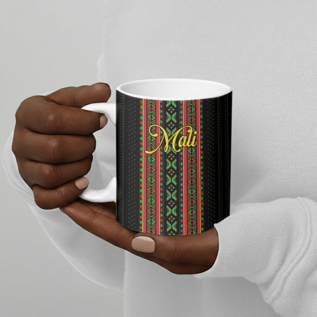 Personalized Mali Bogolanfini African Pattern Ceramic Mug