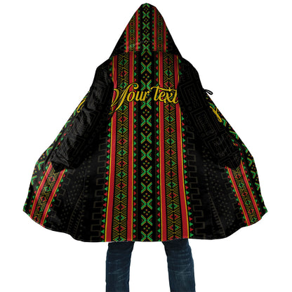 Personalized Mali Bogolanfini African Pattern Cloak
