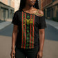 Personalized Mali Bogolanfini African Pattern Cross Shoulder Shirt