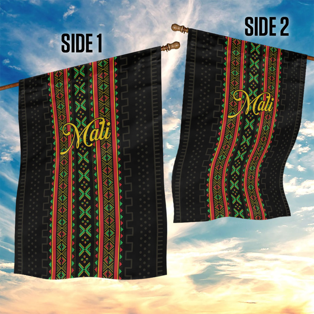Mali Bogolanfini African Pattern Garden Flag