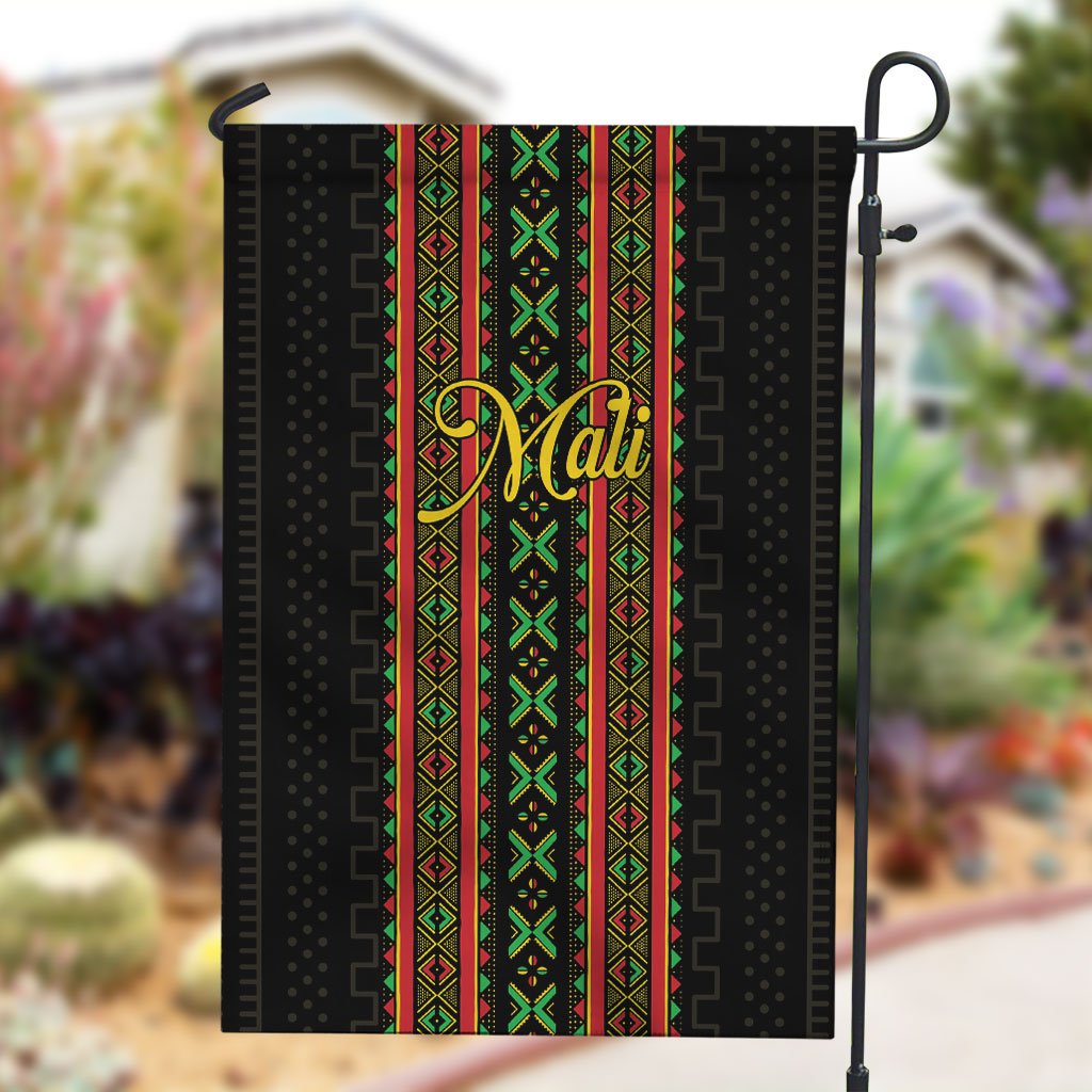 Mali Bogolanfini African Pattern Garden Flag