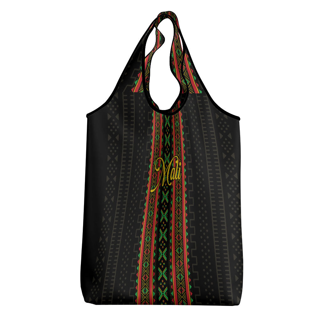 Mali Bogolanfini African Pattern Grocery Bag