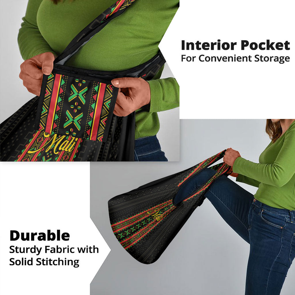 Mali Bogolanfini African Pattern Grocery Bag