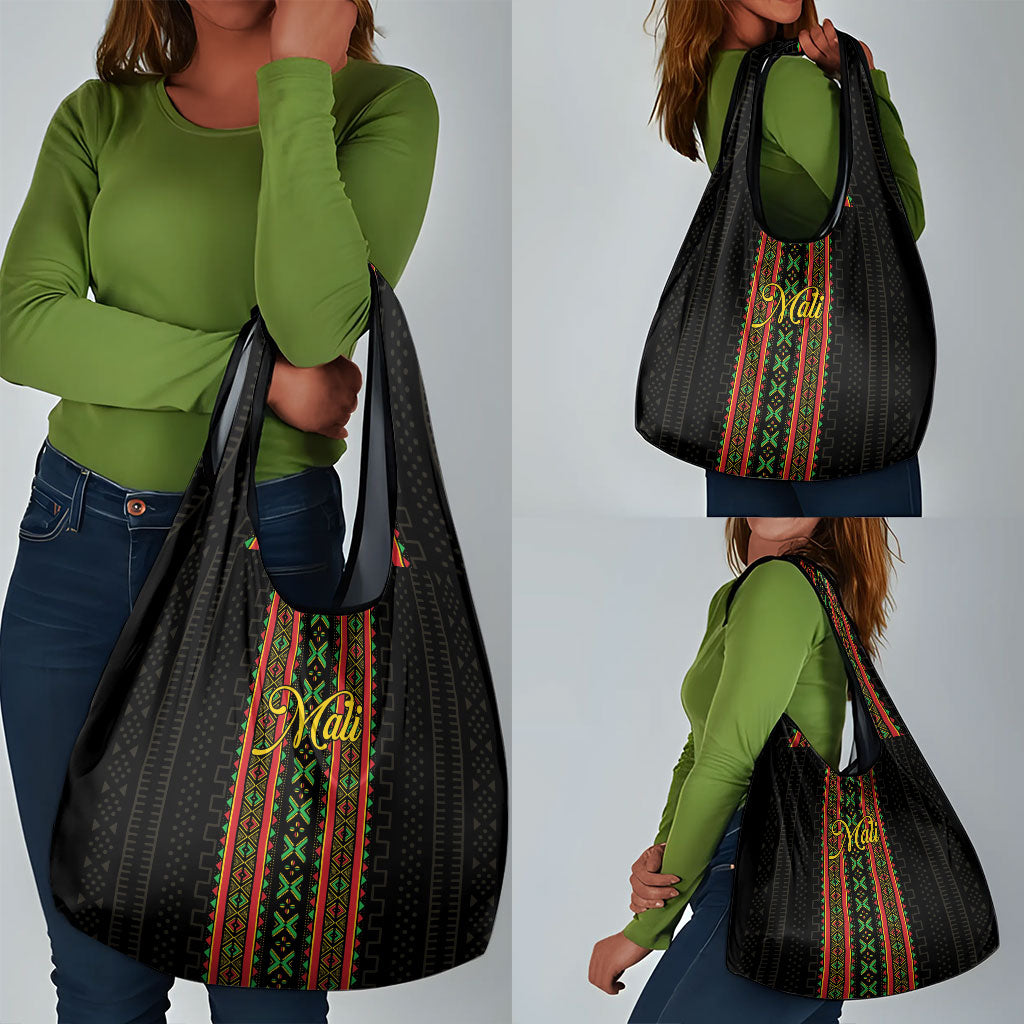Mali Bogolanfini African Pattern Grocery Bag