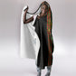 Mali Bogolanfini African Pattern Hooded Blanket