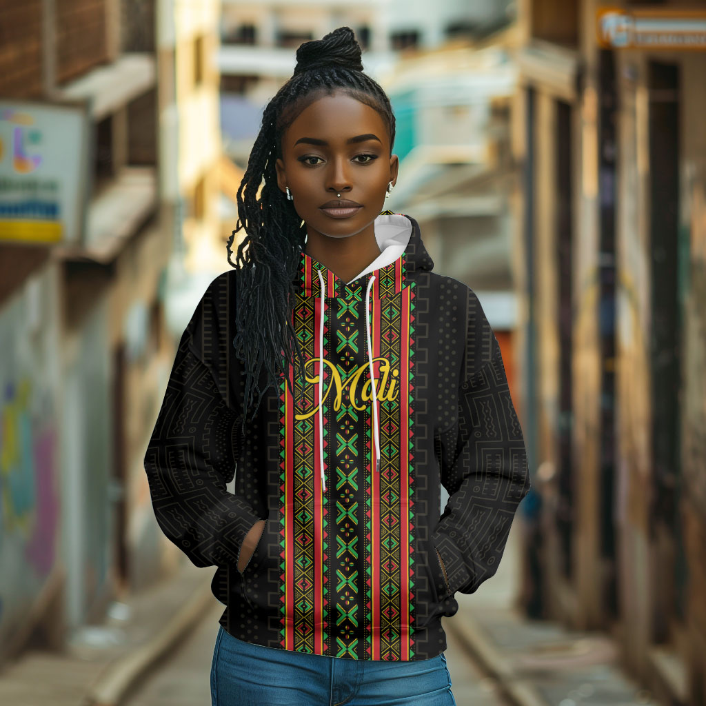Personalized Mali Bogolanfini African Pattern Hoodie