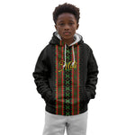 Personalized Mali Bogolanfini African Pattern Kid Hoodie