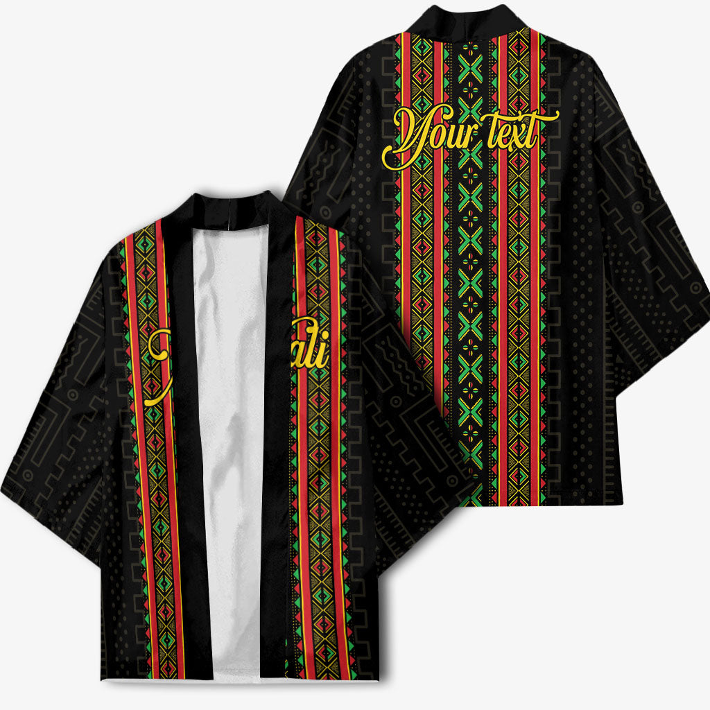 Personalized Mali Bogolanfini African Pattern Kimono