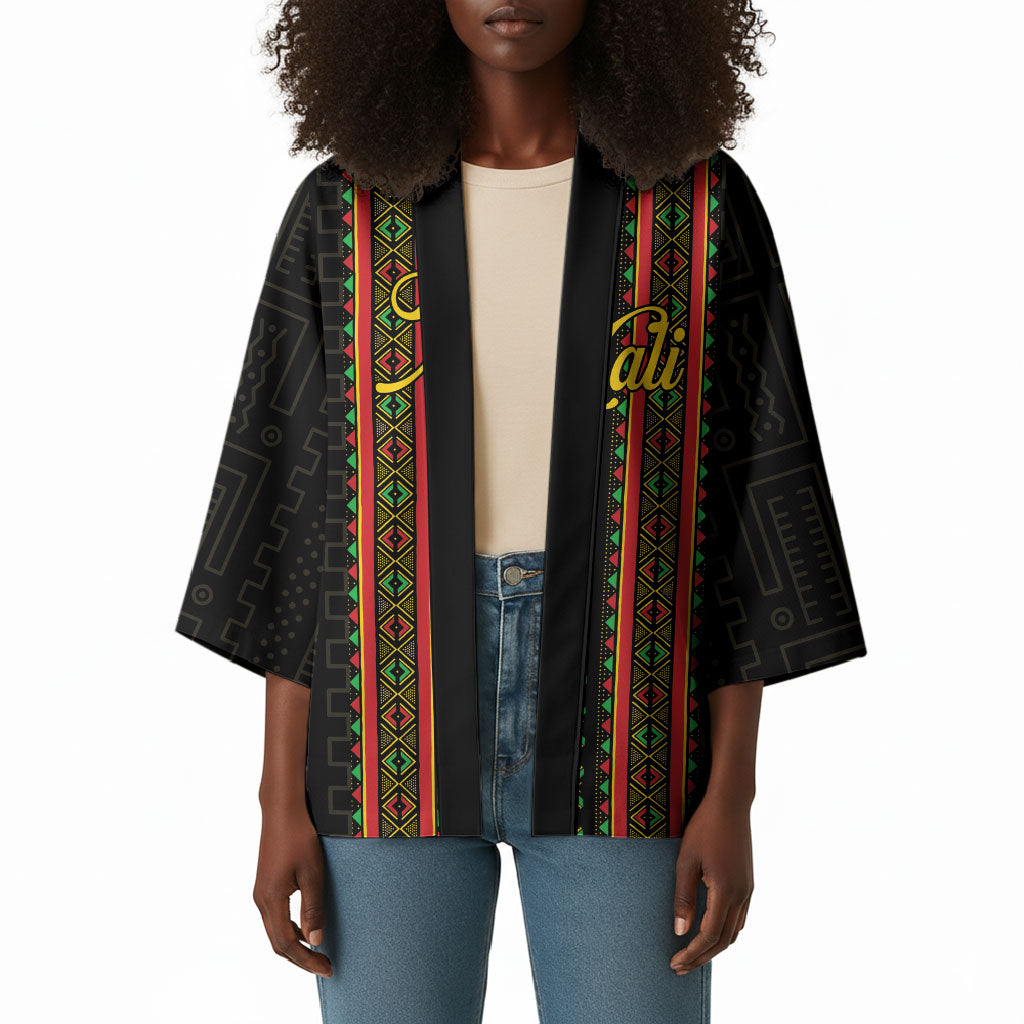 Personalized Mali Bogolanfini African Pattern Kimono