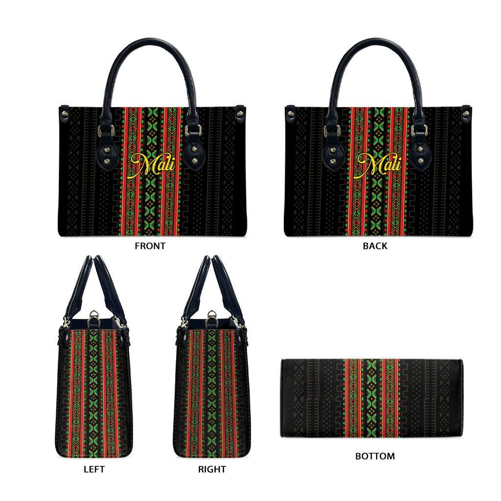 Mali Bogolanfini African Pattern Leather Bag