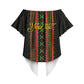 Personalized Mali Bogolanfini African Pattern Off Shoulder Wrap Waist Top