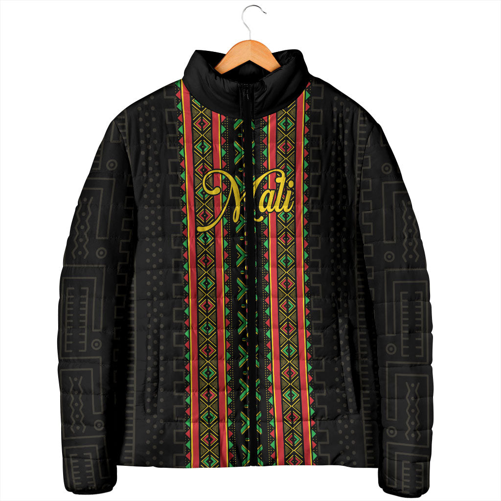 Personalized Mali Bogolanfini African Pattern Padded Jacket