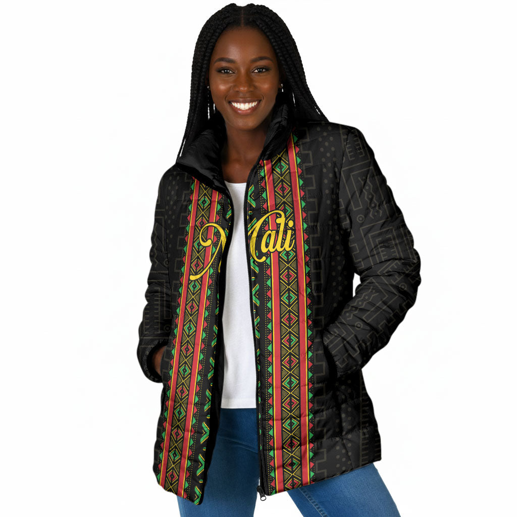 Personalized Mali Bogolanfini African Pattern Padded Jacket