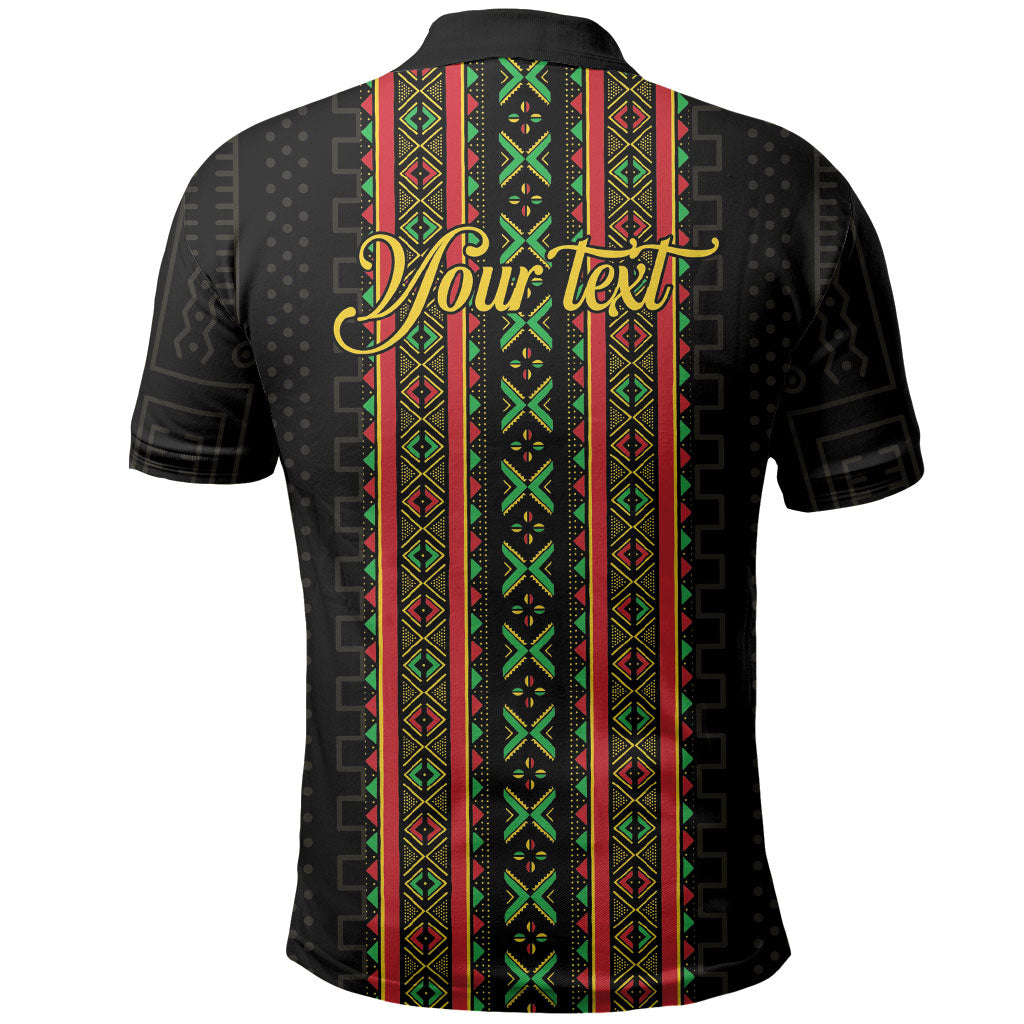 Personalized Mali Bogolanfini African Pattern Polo Shirt