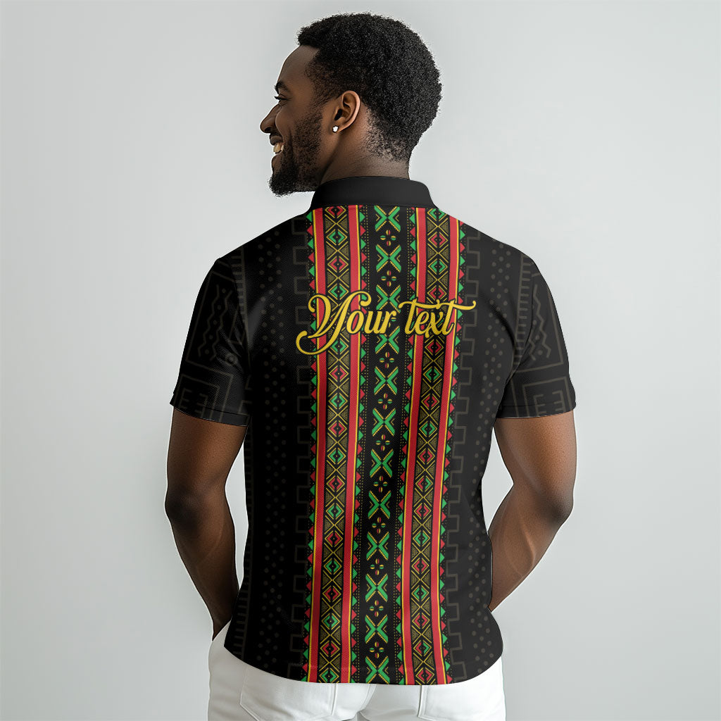Personalized Mali Bogolanfini African Pattern Polo Shirt