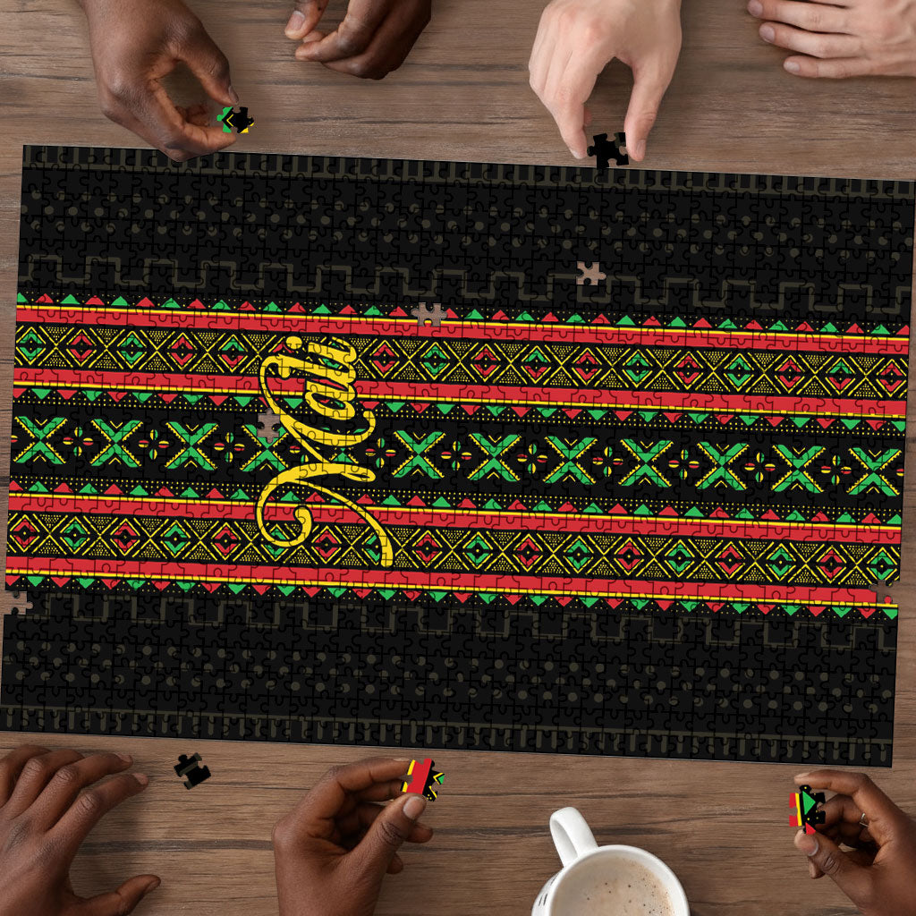 Mali Bogolanfini African Pattern Puzzle
