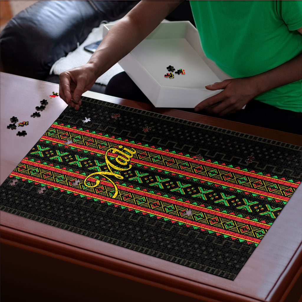 Mali Bogolanfini African Pattern Puzzle