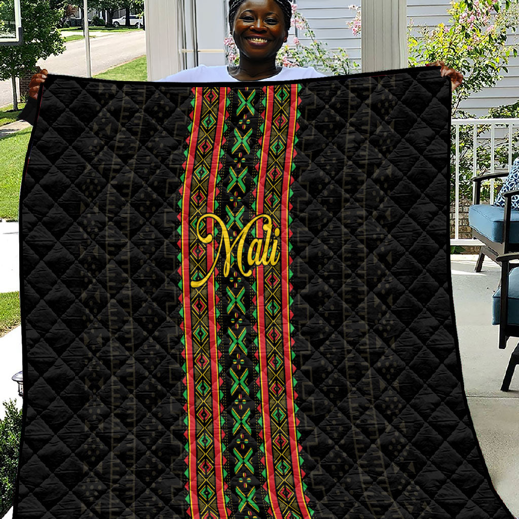 Mali Bogolanfini African Pattern Quilt