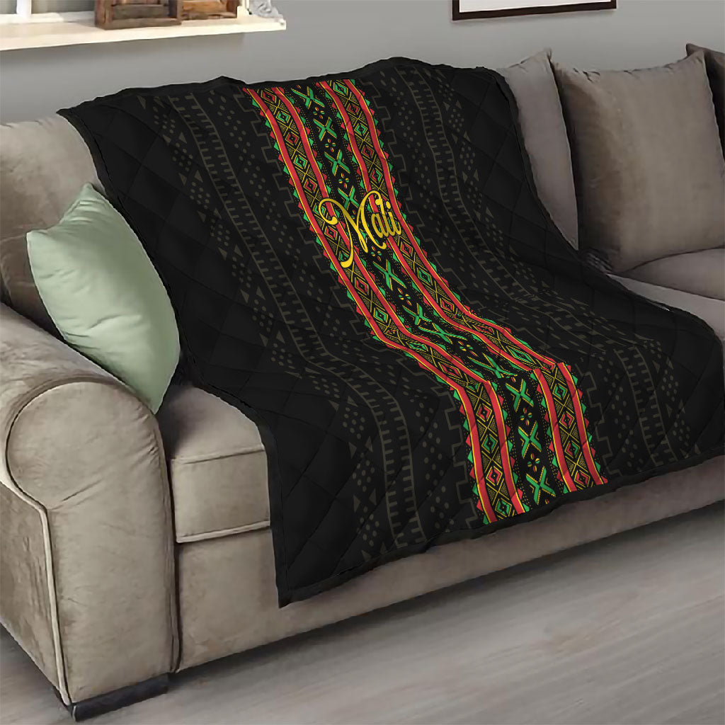 Mali Bogolanfini African Pattern Quilt