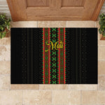 Mali Bogolanfini African Pattern Rubber Doormat