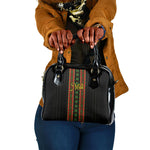 Mali Bogolanfini African Pattern Shoulder Handbag