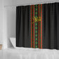 Mali Bogolanfini African Pattern Shower Curtain