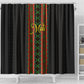 Mali Bogolanfini African Pattern Shower Curtain