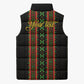 Personalized Mali Bogolanfini African Pattern Sleeveless Puffer Jacket