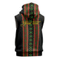 Personalized Mali Bogolanfini African Pattern Sleeveless Zip Hoodie