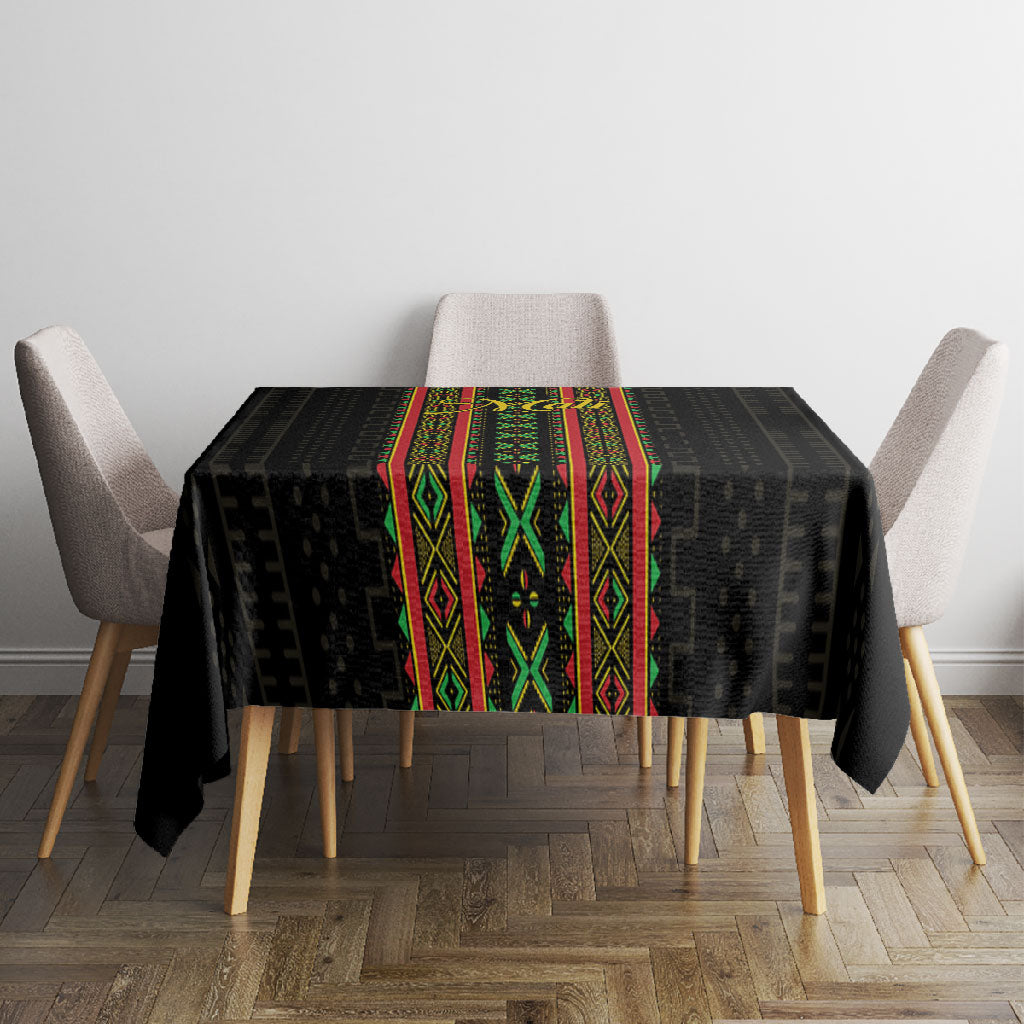 Mali Bogolanfini African Pattern Tablecloth