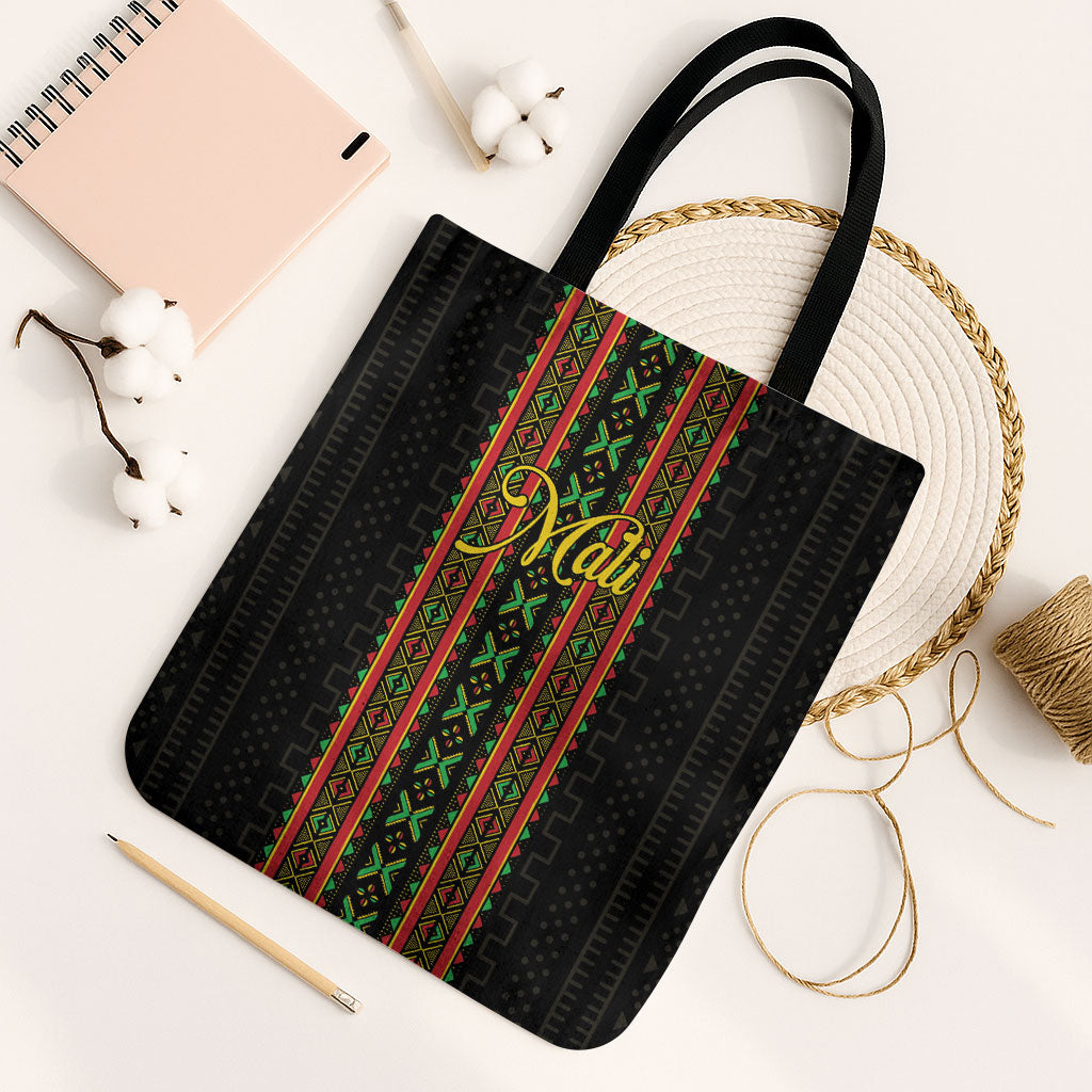 Mali Bogolanfini African Pattern Tote Bag