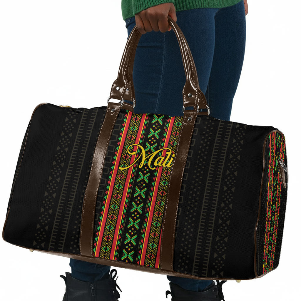 Mali Bogolanfini African Pattern Travel Bag