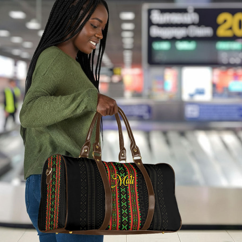 Mali Bogolanfini African Pattern Travel Bag