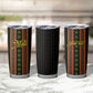 Personalized Mali Bogolanfini African Pattern Tumbler Cup