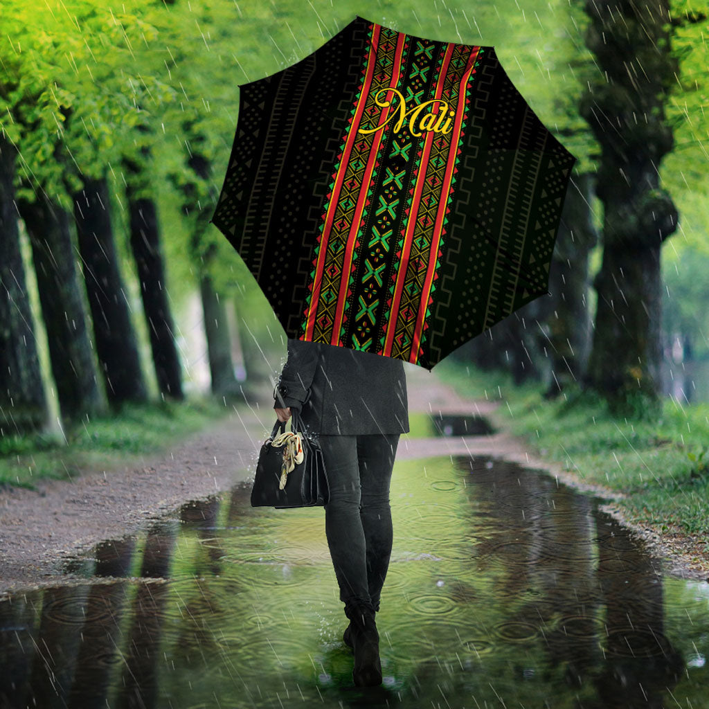 Mali Bogolanfini African Pattern Umbrella