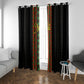 Mali Bogolanfini African Pattern Window Curtain