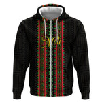 Personalized Mali Bogolanfini African Pattern Zip Hoodie