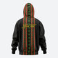 Personalized Mali Bogolanfini African Pattern Zip Hoodie