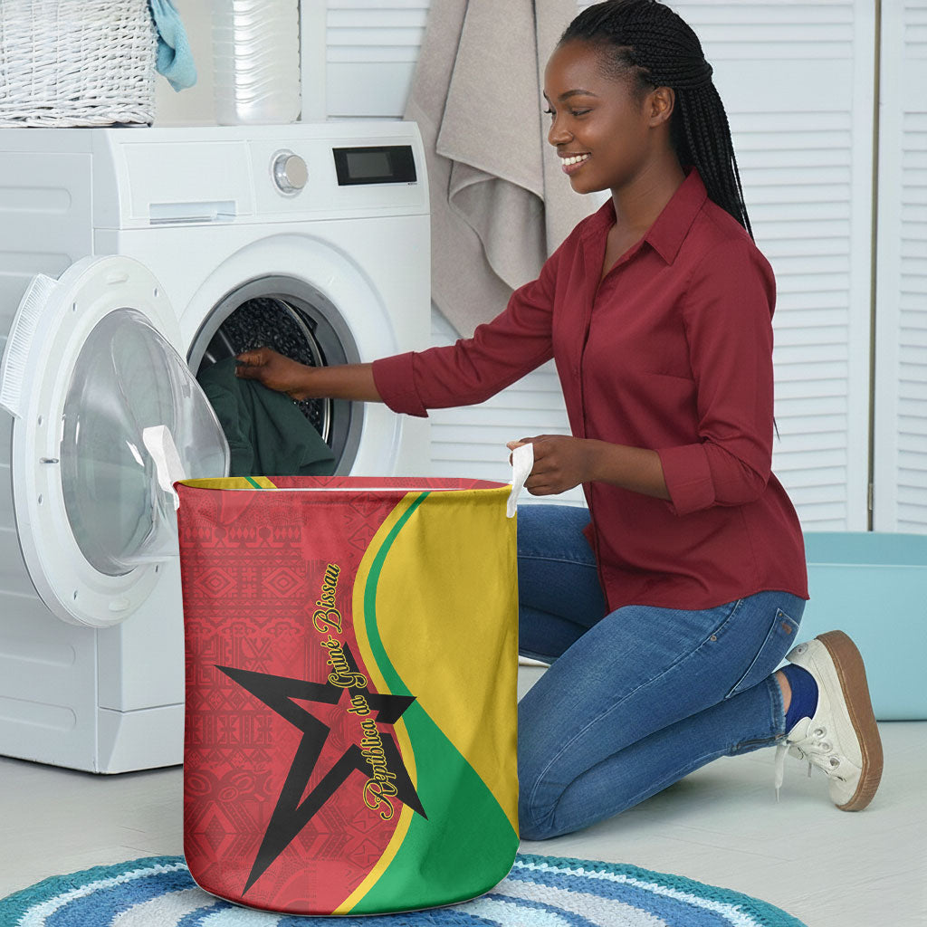 Guinea-Bissau Laundry Basket Happy Independence Day